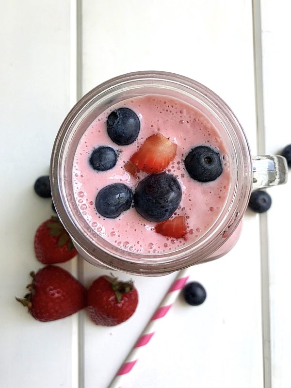 Healthy Low Carb Strawberry smoothie The Low Carb Muse