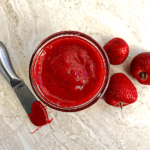 keto microwave jam in a jar