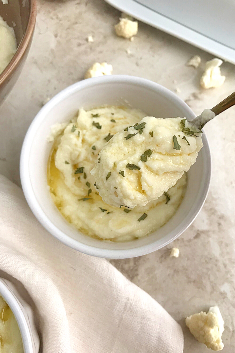 Smooth, Creamy Keto Cauliflower Mash