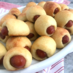 keto pigs in a blanket close shot