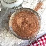 sugar free hot cocoa mi in an open jar