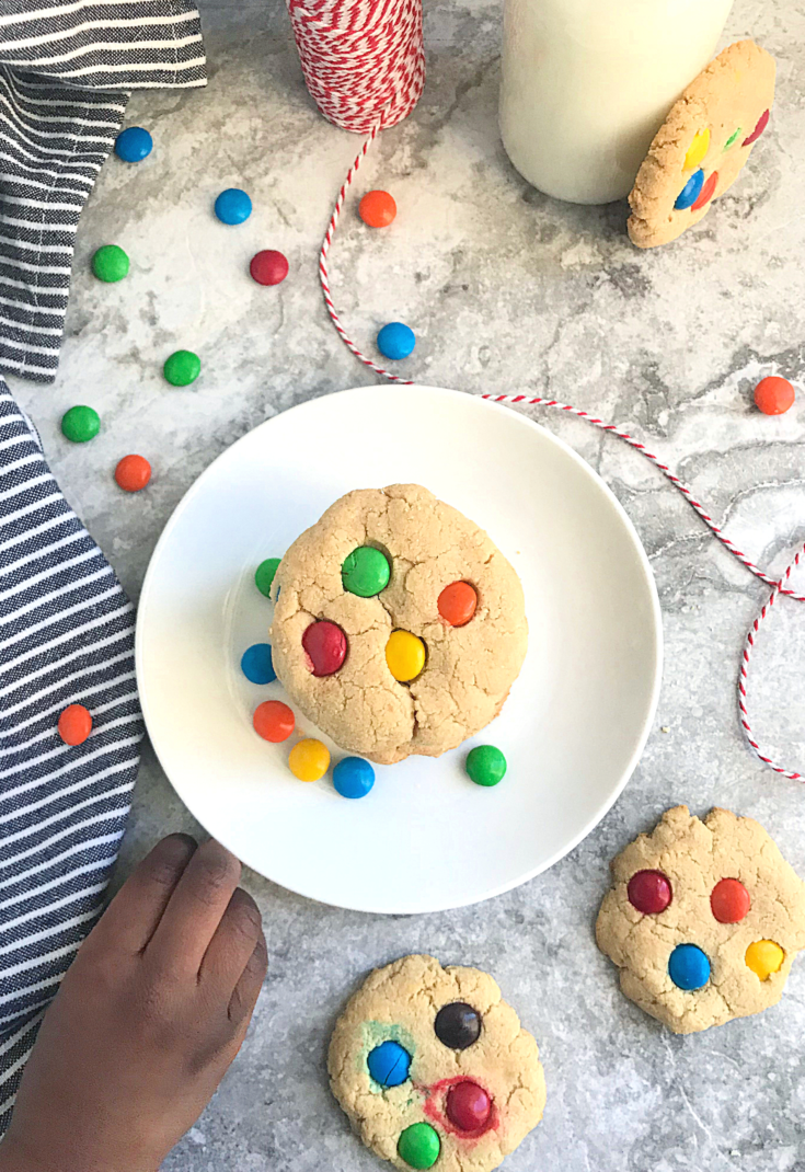 The Best Sugar free M & M Cookies - The Low Carb Muse