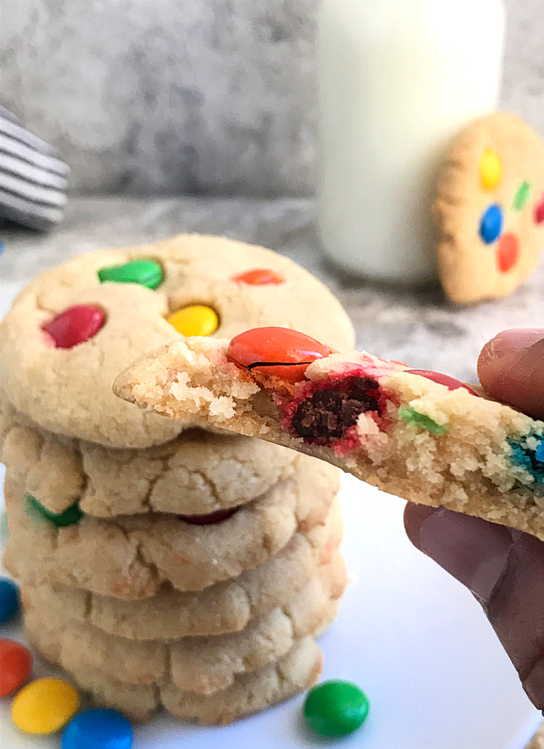 The Best Sugar free M & M Cookies