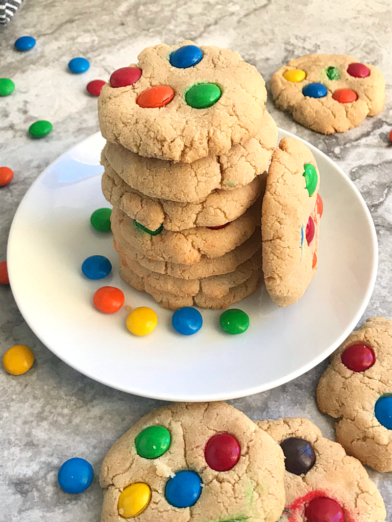 The Best Sugar free M & M Cookies - The Low Carb Muse