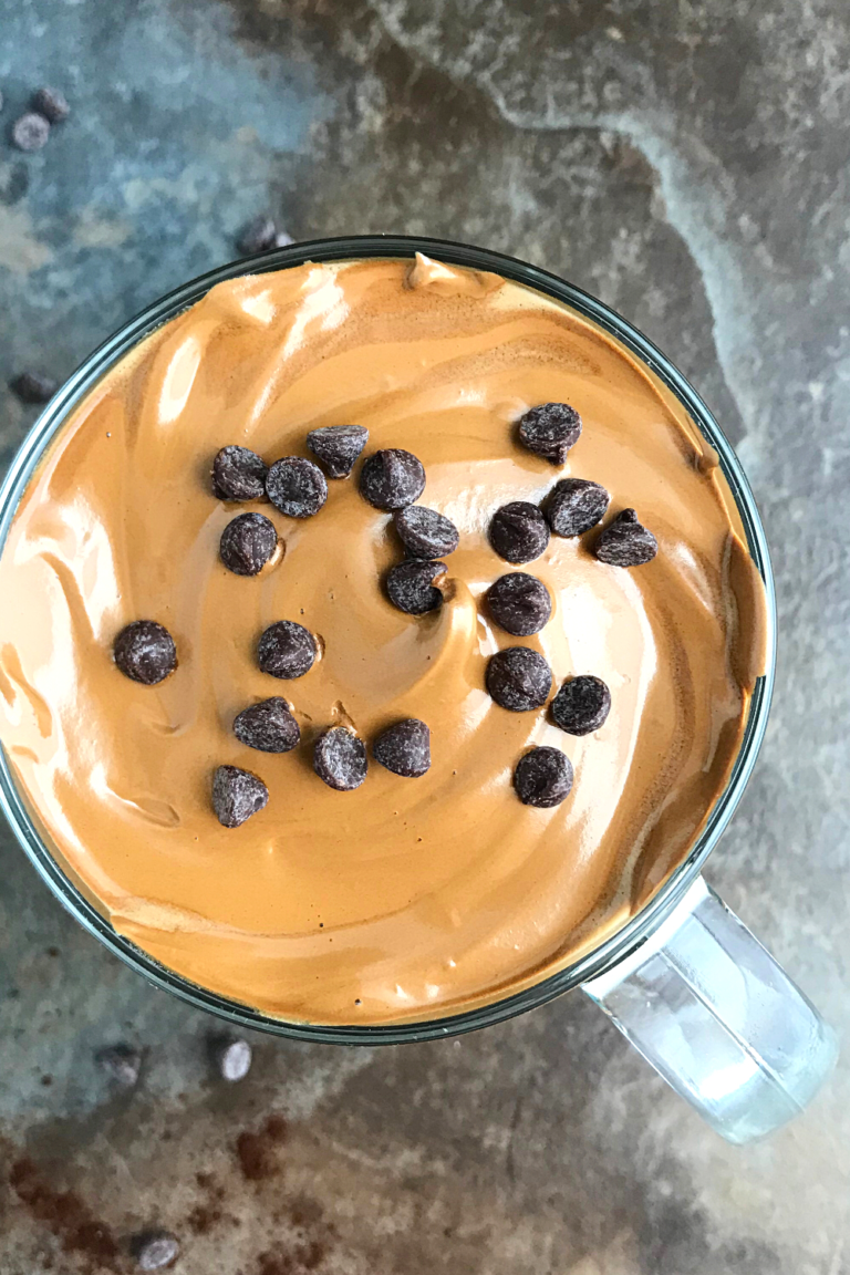 Mocha Dalgona Coffee (Sugar Free)