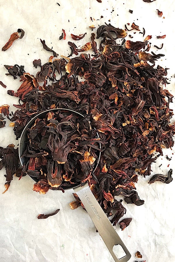 dry hibiscus flowers