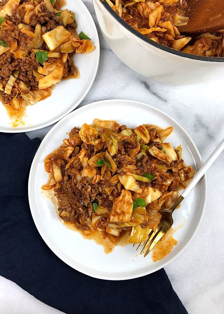 Low carb Keto Unstuffed Cabbage rolls The Low Carb Muse