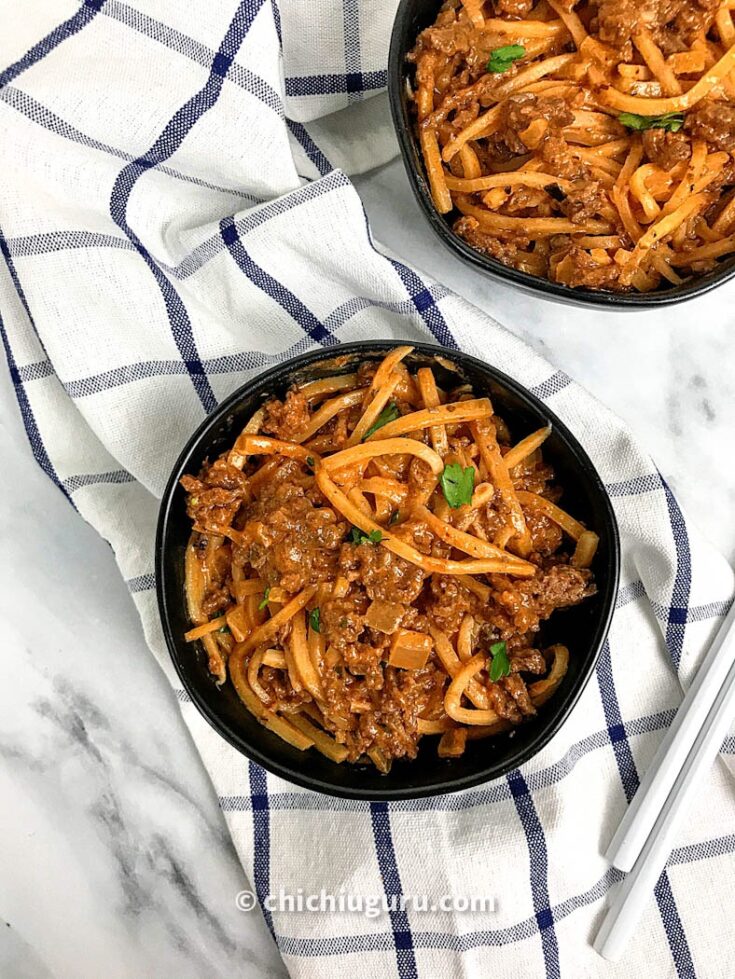 Ground beef Pasta with Palmini (Keto, Low carb) The Low Carb Muse