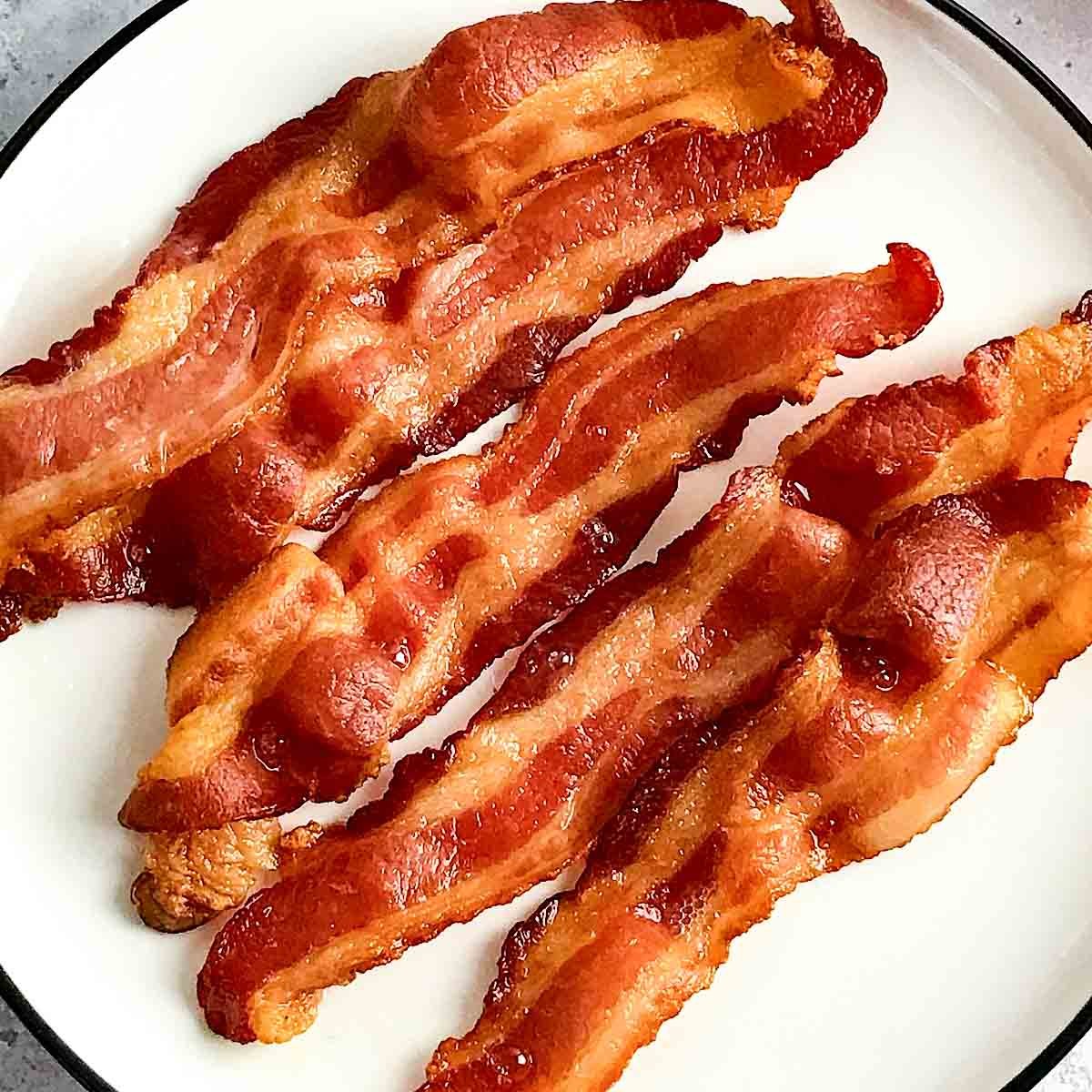 Air fryer bacon